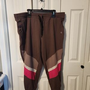 Torrid Brown and Pink Track Pants